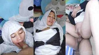 Bokep Pasutri Jilbab Putih Crot Dimemek